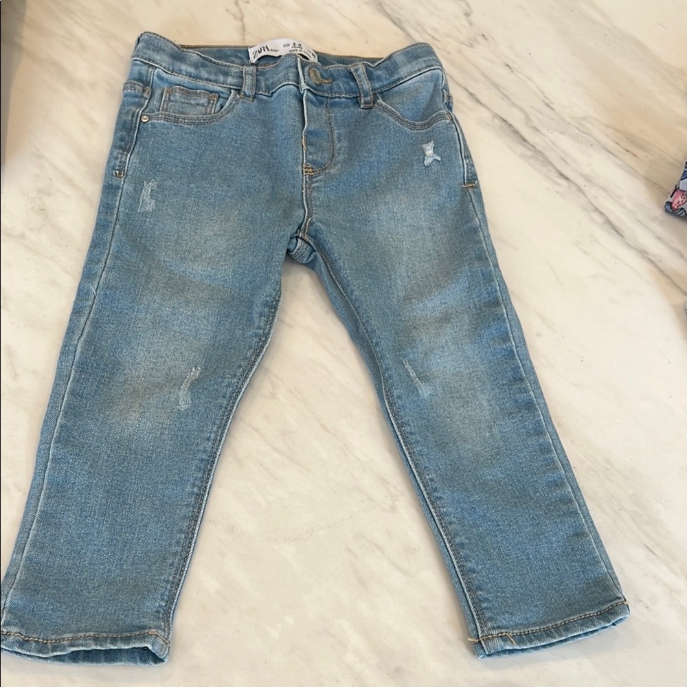 Light Blue Denim Jeans size 2-3 years